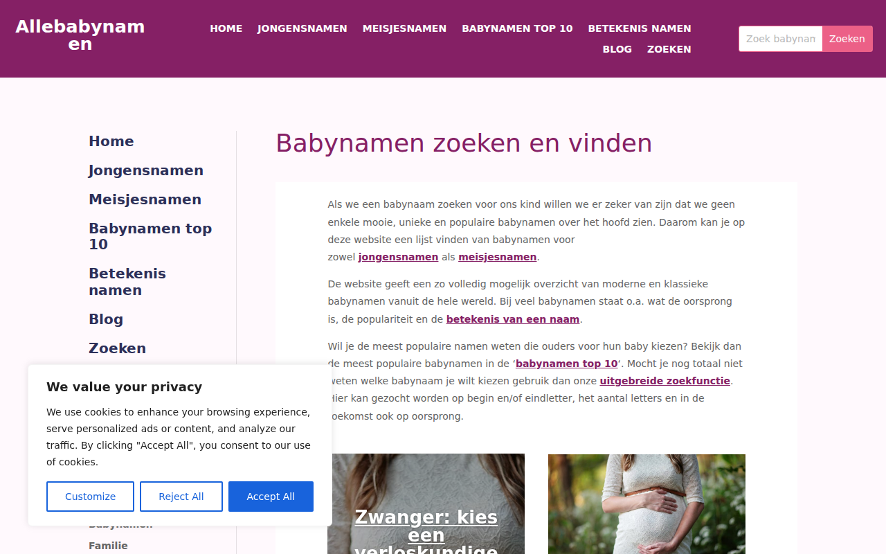 allebabynamen.nl