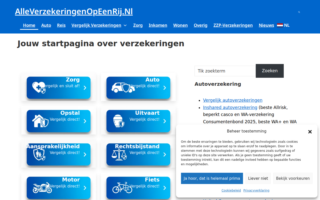 alleverzekeringenopeenrij.nl