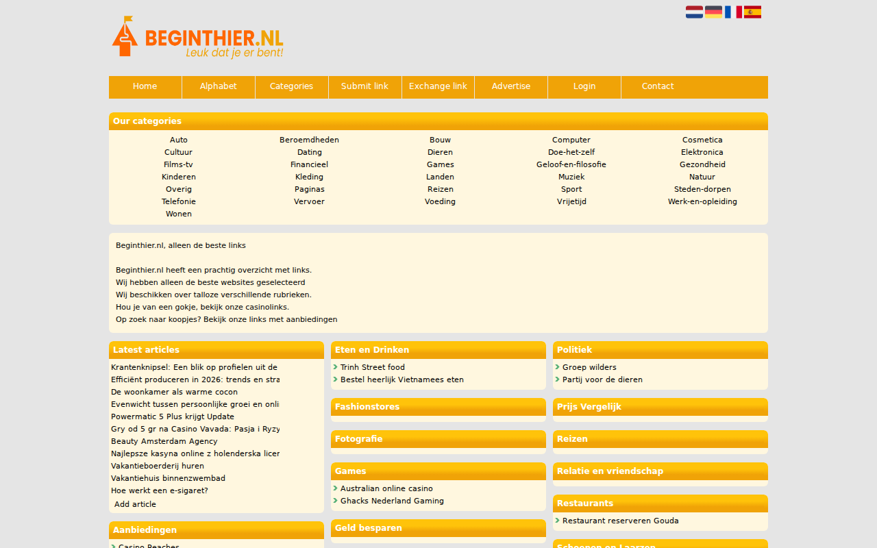 beginthier.nl