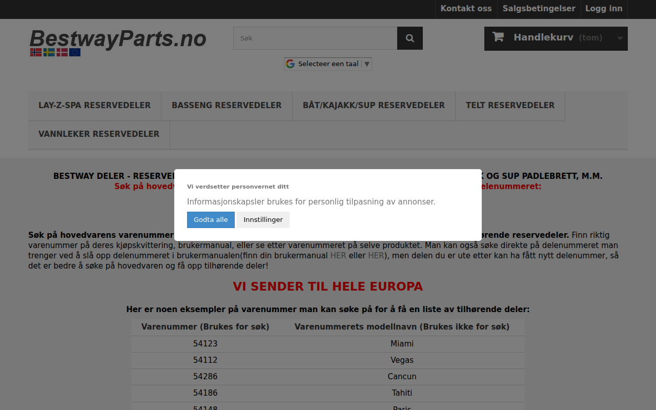 bestwayparts.no