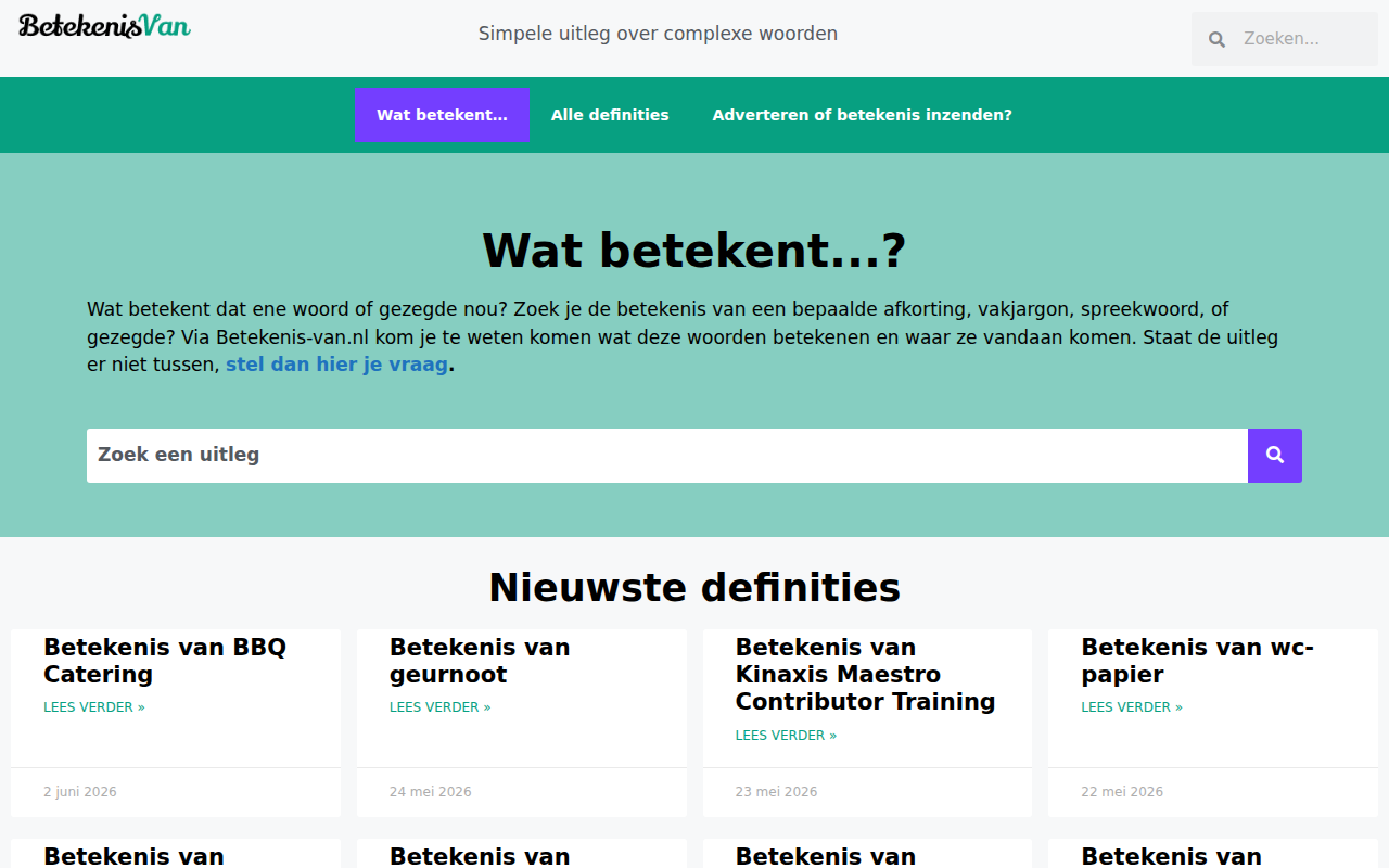 betekenis-van.nl