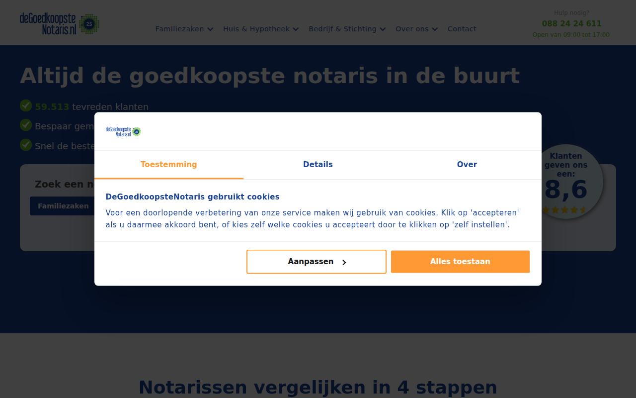 degoedkoopstenotaris.nl