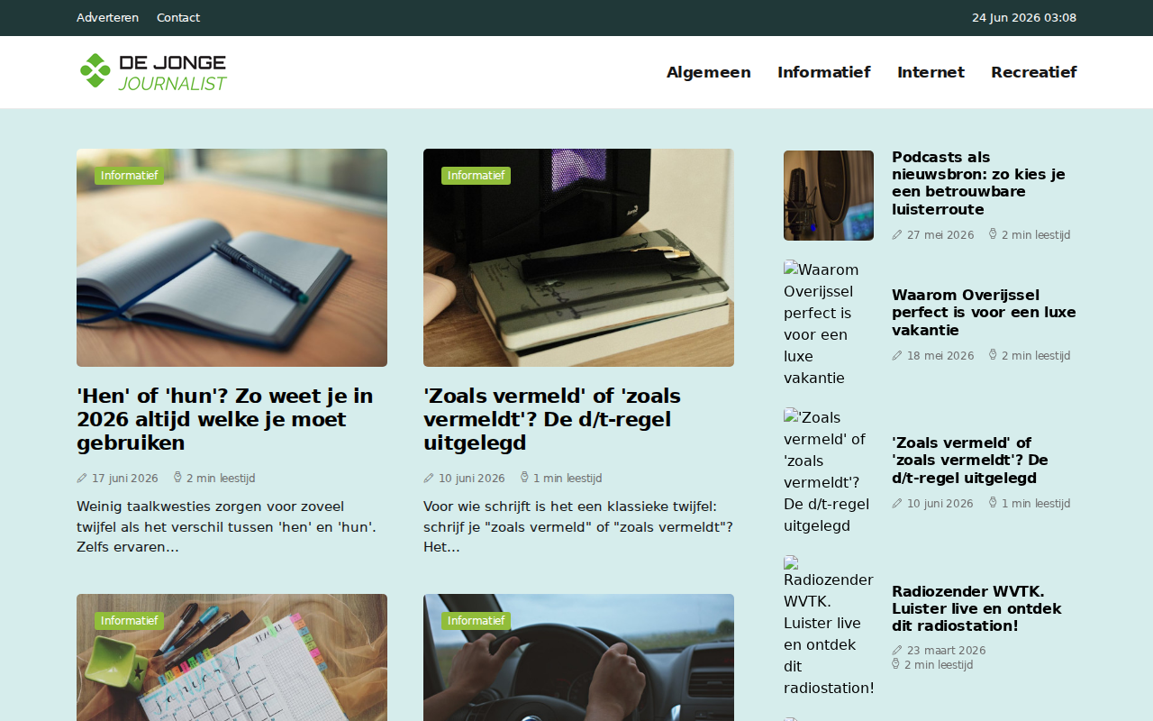 dejongejournalist.nl