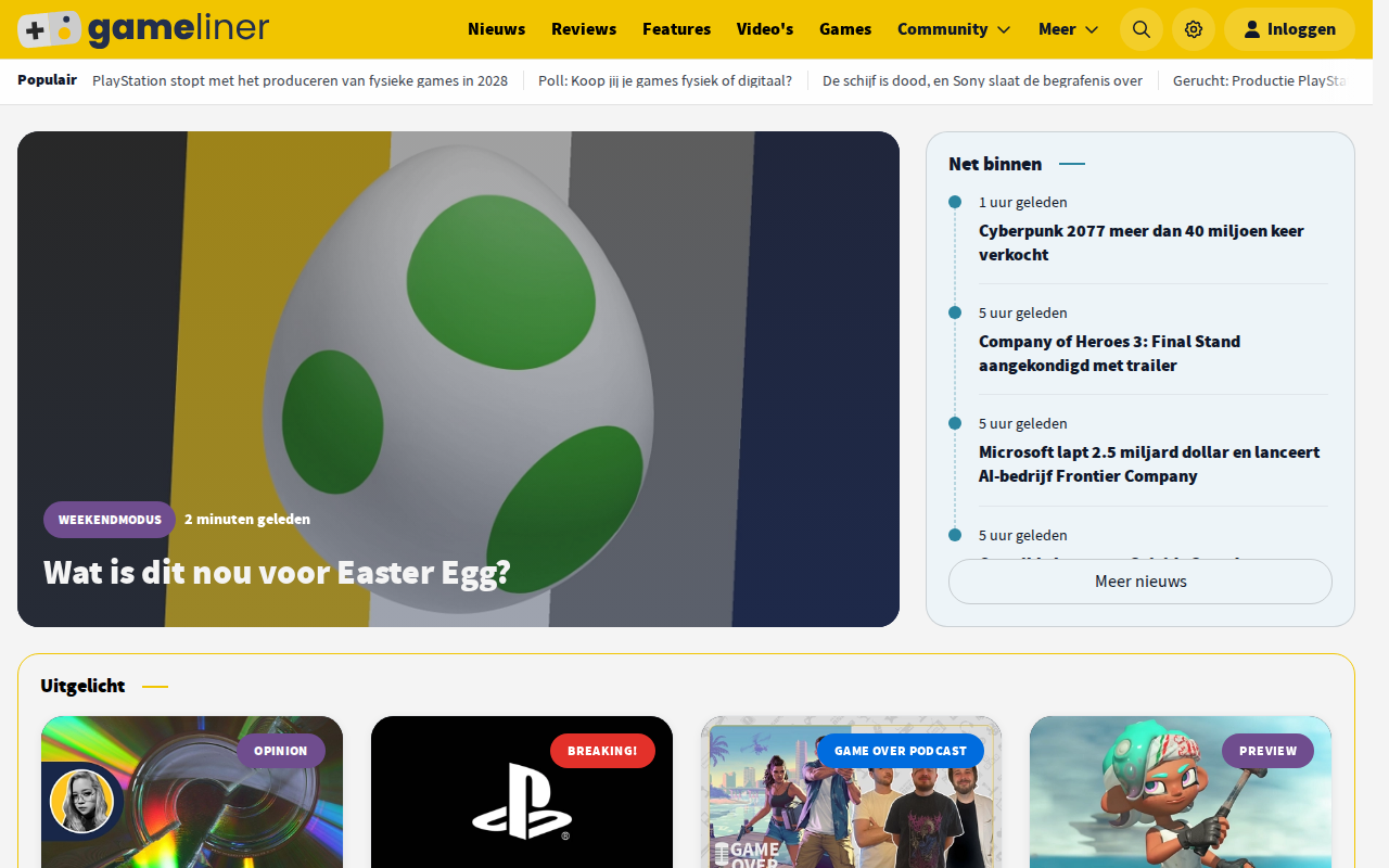 gameliner.nl