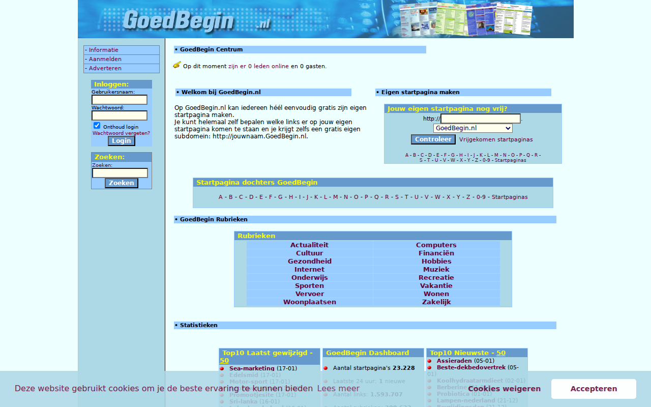 goedbegin.nl