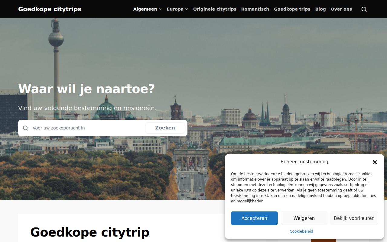 goedkopecitytrip.com
