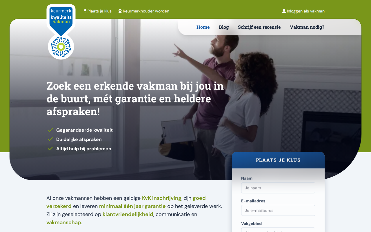 keurmerkkwaliteitsvakman.nl
