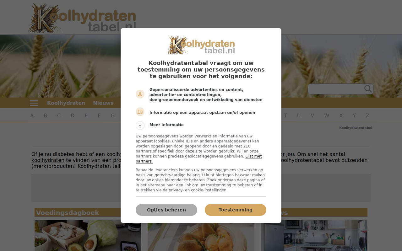 koolhydratentabel.nl