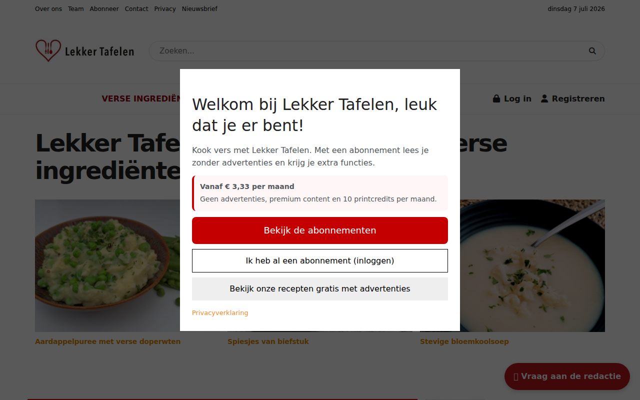 lekkertafelen.nl