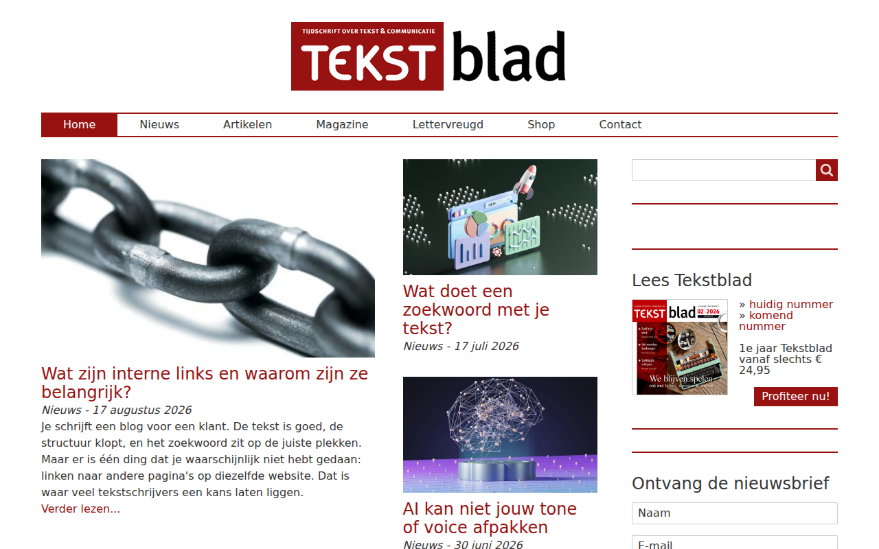 tekstblad.nl