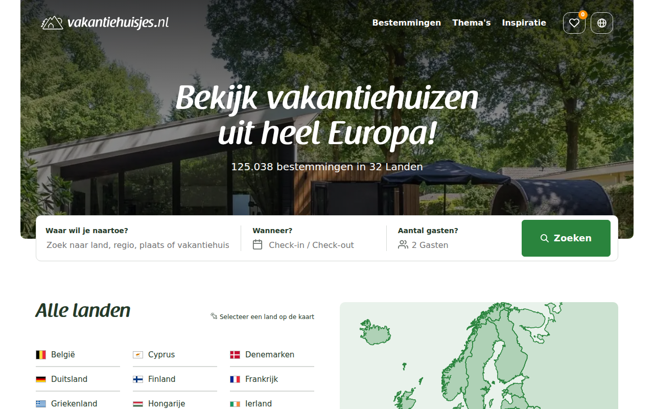 vakantiehuisjes.nl