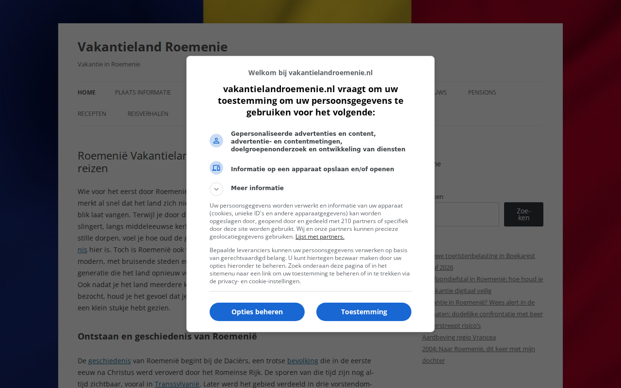 vakantielandroemenie.nl
