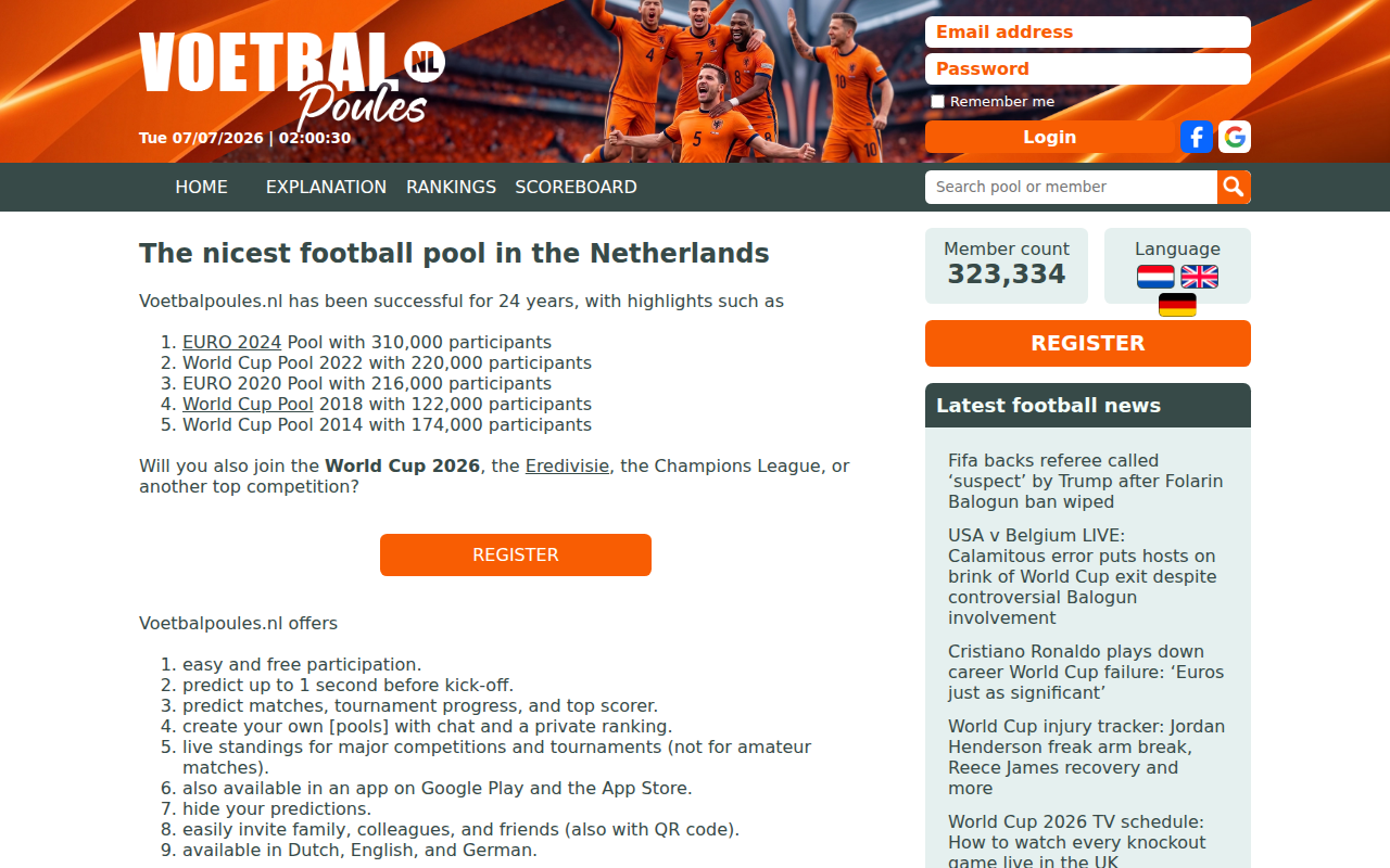 voetbalpoules.nl