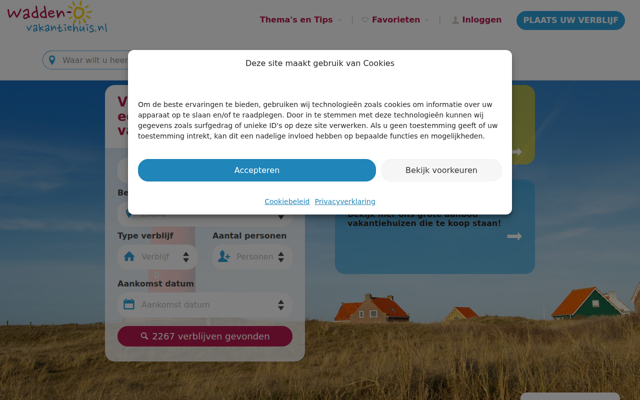 wadden-vakantiehuis.nl