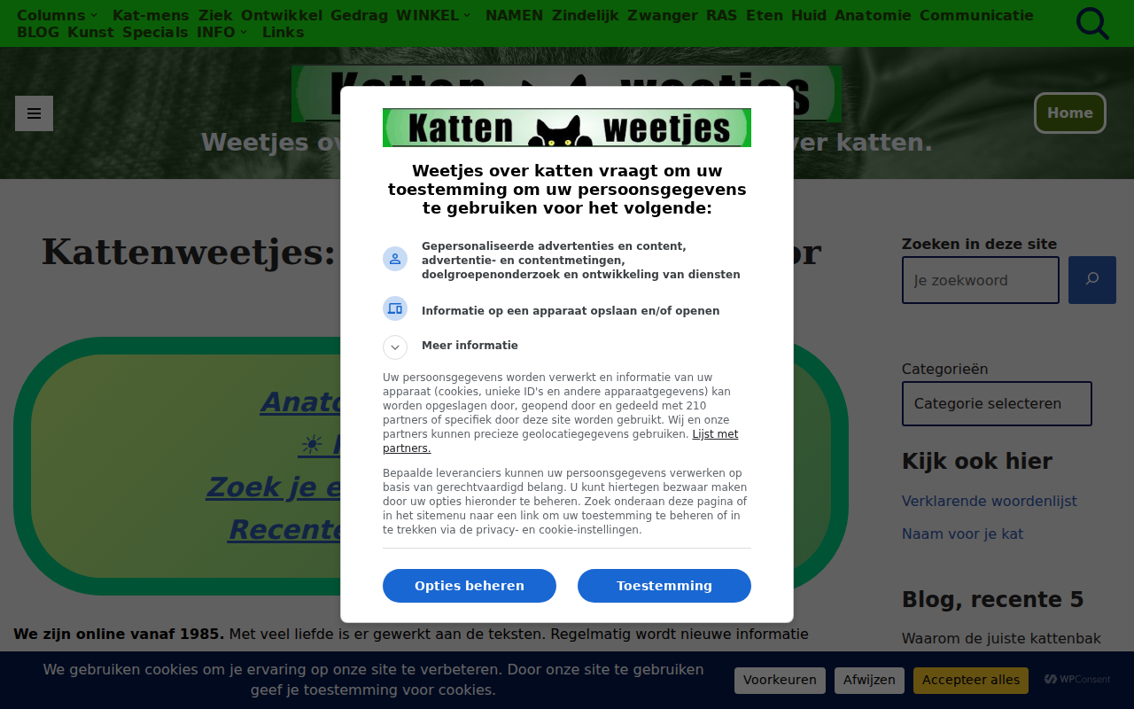 weetjesoverkatten.nl