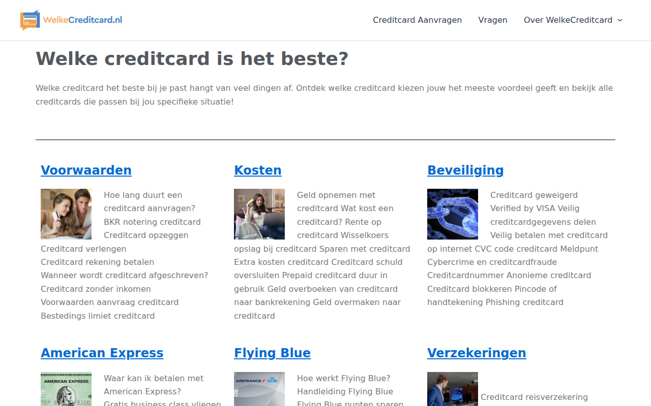 welkecreditcard.nl